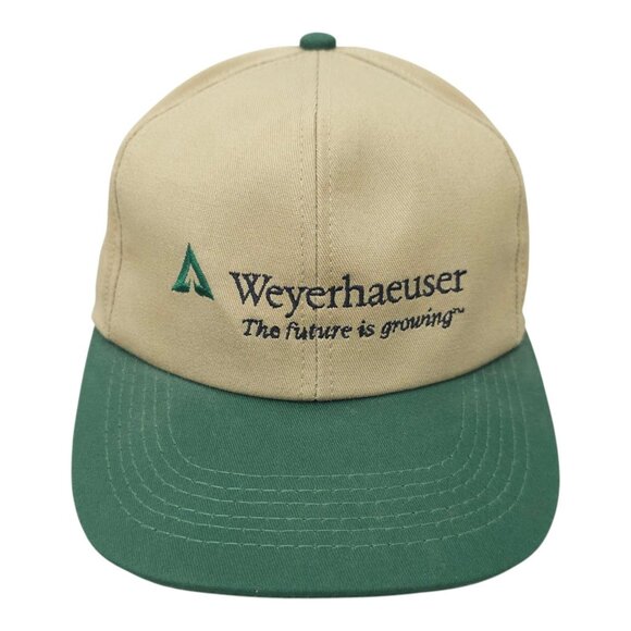 Weyerhaeuser Embroidered Logo Snapback Cap Trucker Baseball Hat K Products - Picture 14 of 14